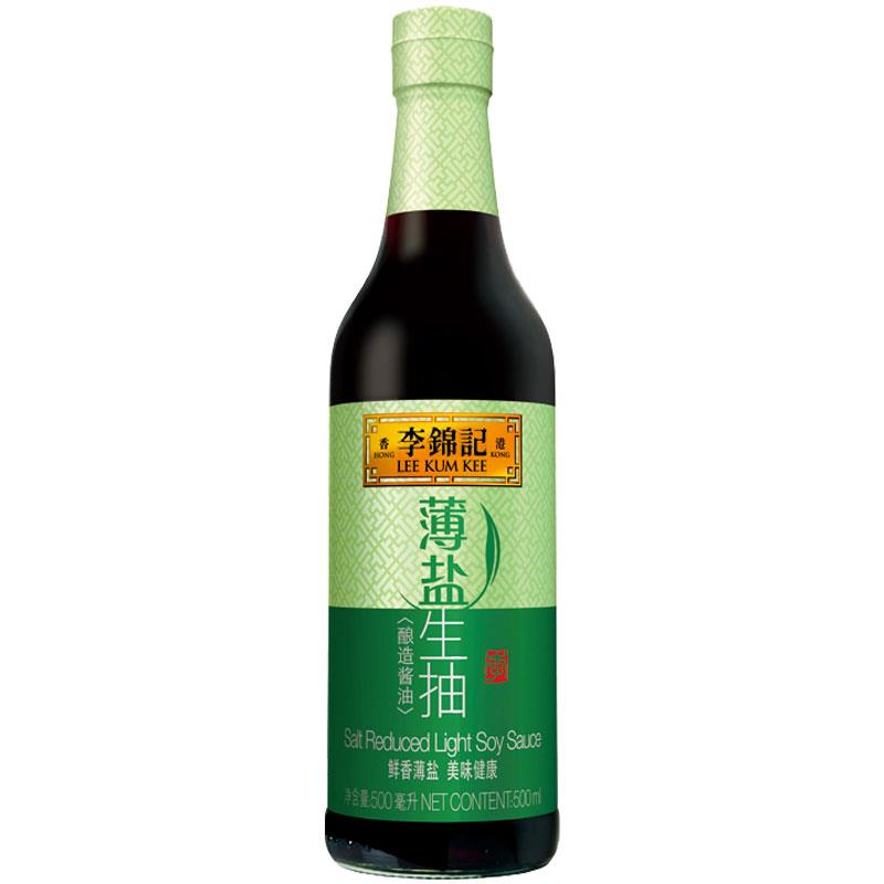 李锦记薄盐生抽500ml