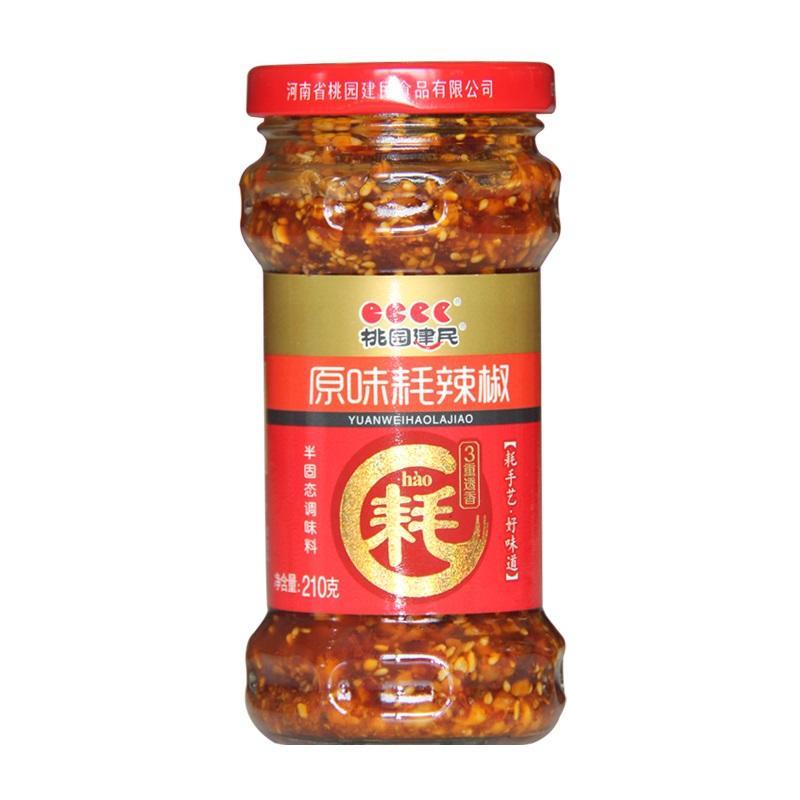 桃园建民原味耗辣椒210g