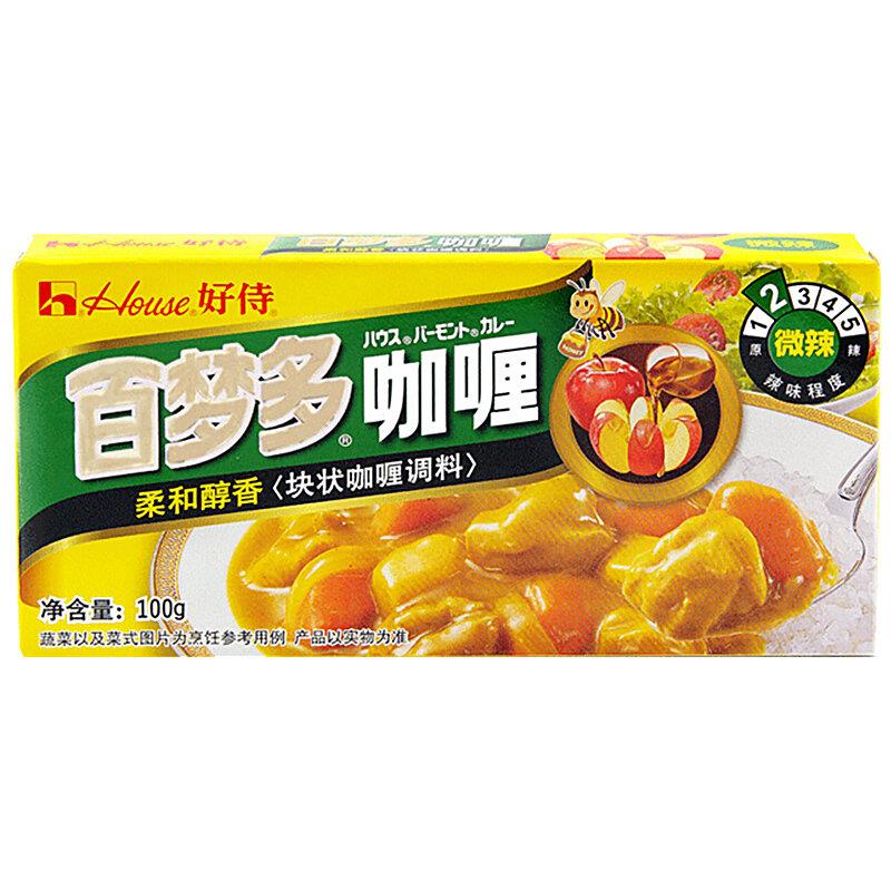 百梦多微辣咖喱块100g