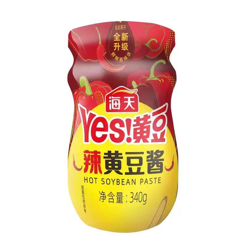 海天辣黄豆酱340g