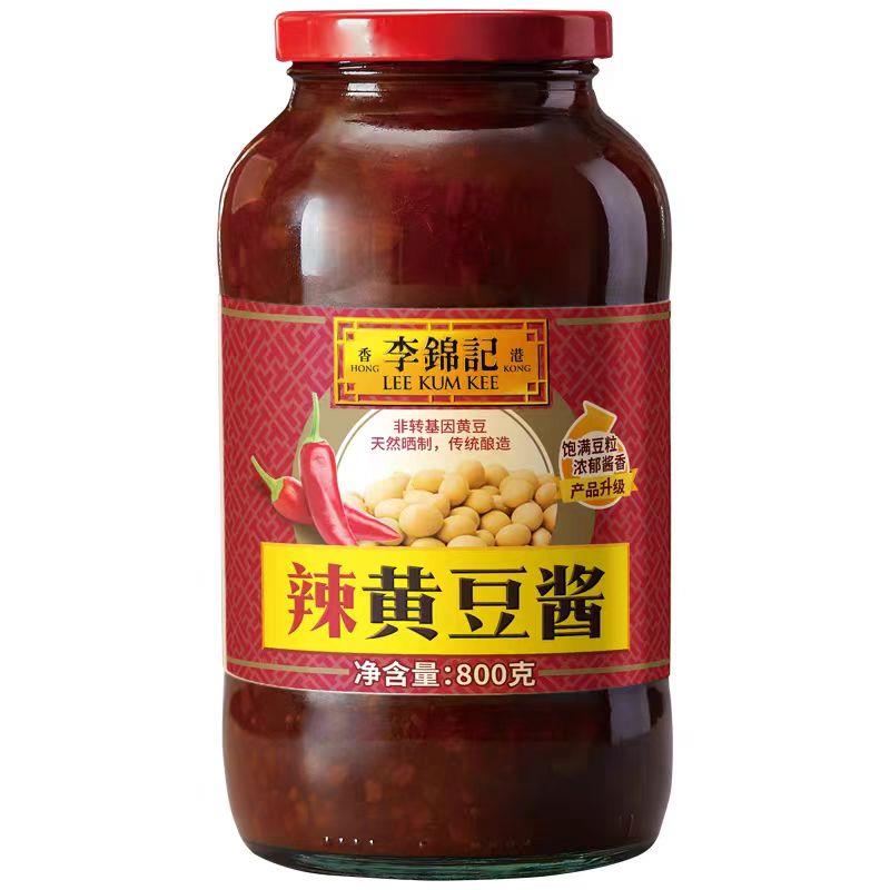 李锦记辣黄豆酱800g