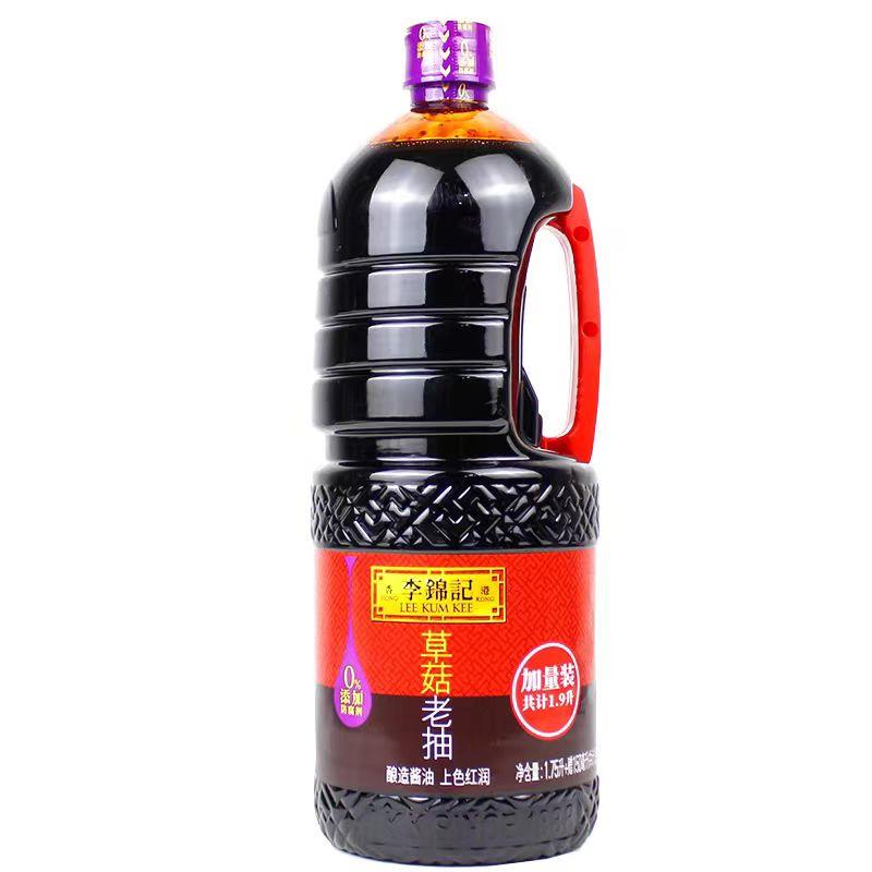 李锦记草菇老抽1*6